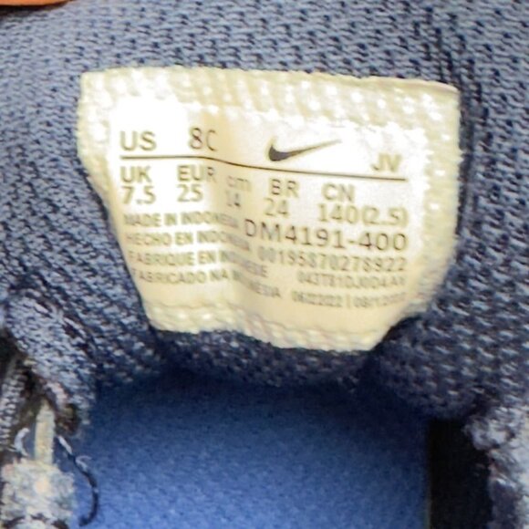 NIKE DOWNSHIFTER Kid Shoes Unisex Blue Running Sneakers Size 8C - Picture 11 of 12